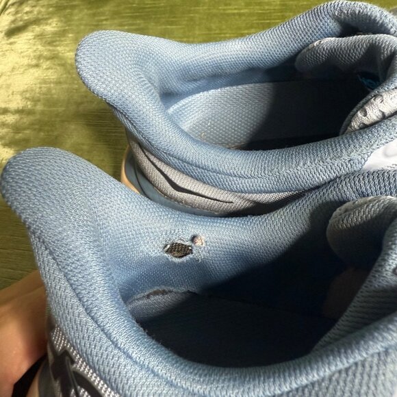 Hoka One One Arahi 5 Running Shoes Size 8.5 Womens Light Blue & White - Picture 6 of 7